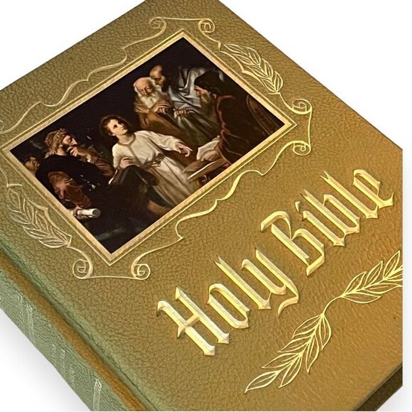 Vtg Family Heirloom Holy Bible Master Reference Red Letter Edition KJV Hardcover - Picture 4 of 13